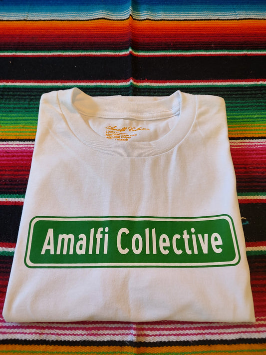 Amalfi Collective Logo Tee (White)